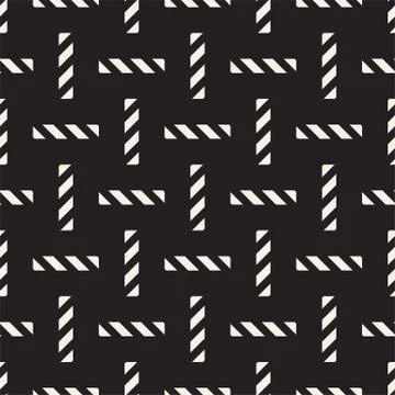 Crosshatch vector seamless geometric pattern. Crossed graphic rectangles back Illustrazione stock