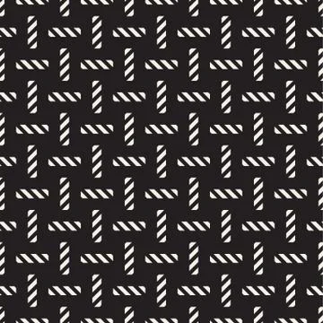 Crosshatch vector seamless geometric pattern. Crossed graphic rectangles back Stockillustratie