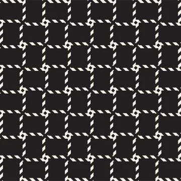 Crosshatch vector seamless geometric pattern. Crossed graphic rectangles back イラスト素材