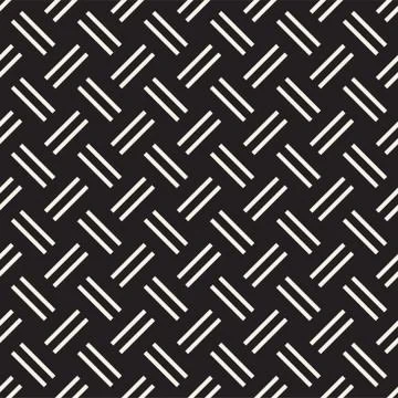 Crosshatch vector seamless geometric pattern. Crossed graphic rectangles back Illustrazione stock