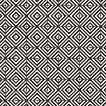 Crosshatch vector seamless geometric pattern. Crossed graphic rectangles back イラスト素材