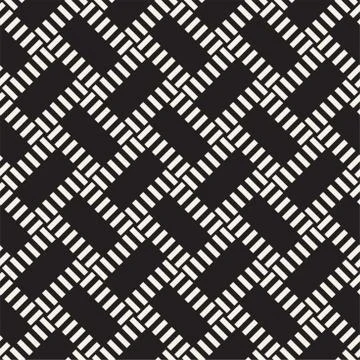 Crosshatch vector seamless geometric pattern. Crossed graphic rectangles back Illustrazione stock