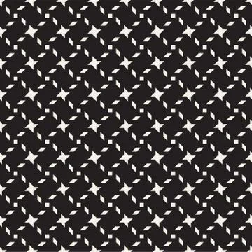 Crosshatch vector seamless geometric pattern. Crossed graphic rectangles back Stock Illustration