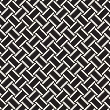 Crosshatch vector seamless geometric pattern. Crossed graphic rectangles back イラスト素材