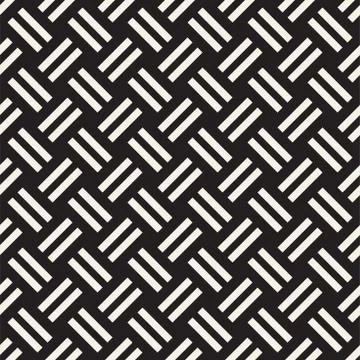 Crosshatch vector seamless geometric pattern. Crossed graphic rectangles back Illustrazione stock