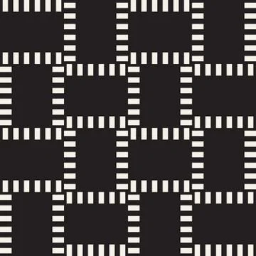 Crosshatch vector seamless geometric pattern. Crossed graphic rectangles back Stockillustratie