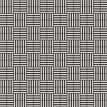 Crosshatch vector seamless geometric pattern. Crossed graphic rectangles back イラスト素材