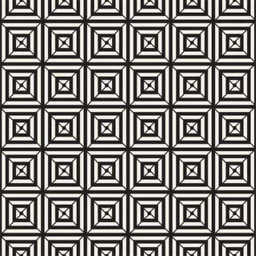 Crosshatch vector seamless geometric pattern. Crossed graphic rectangles back イラスト素材
