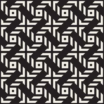 Crosshatch vector seamless geometric pattern. Crossed graphic rectangles back イラスト素材