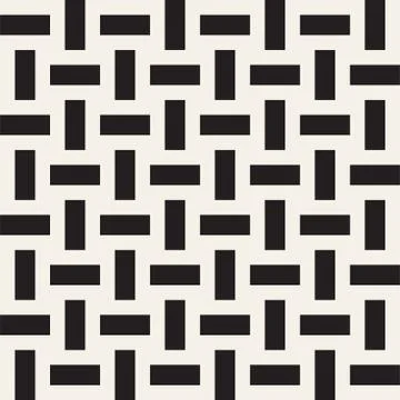 Crosshatch vector seamless geometric pattern. Crossed graphic rectangles back Illustrazione stock