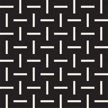Crosshatch vector seamless geometric pattern. Crossed graphic rectangles back Stock Illustration