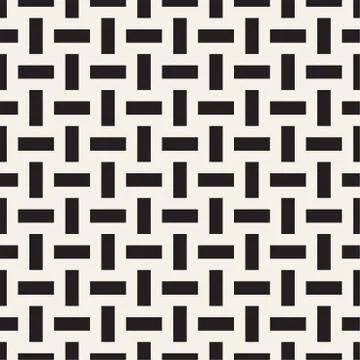 Crosshatch vector seamless geometric pattern. Crossed graphic rectangles back Stockillustratie