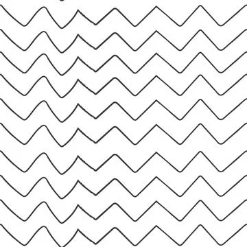 Crosshatch zigzag seamless pattern. Texture made in hand drawn pencil style. Illustrazione stock