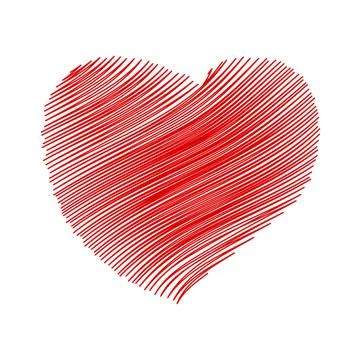 Crosshatching Valentines イラスト素材