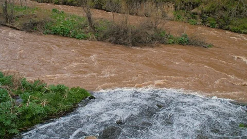 Crossing Between Clean and Dirty Water, Arpa River in Jermuk, Armenia 2 Видео 90093949