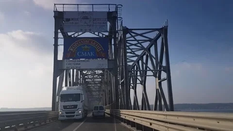 Crossing the bridge Stock Footage 144933139
