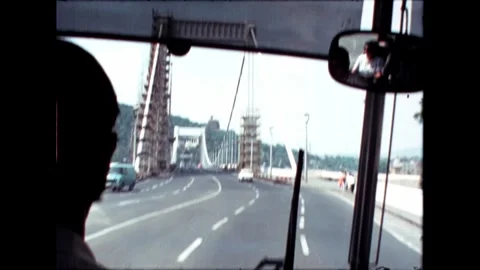 Crossing the Bridge Stock Footage 278410016