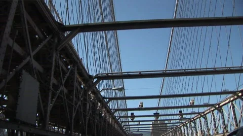 Crossing Bridge HD Stock Footage 156157