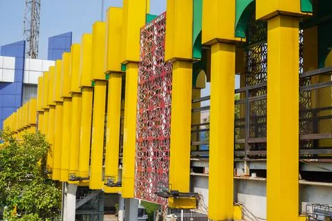 Crossing bridge Stock Photos