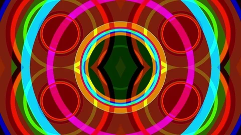 Crossing circle pattern Video stock 82250576