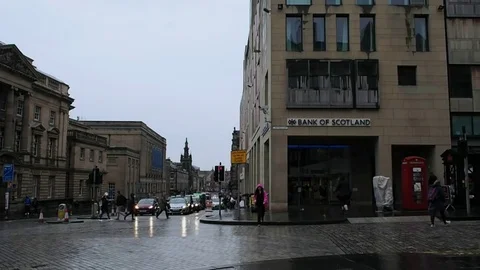 Crossing of Edinburgh, Scotland Stock Footage 83239990