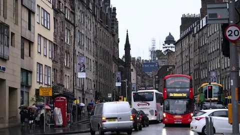 Crossing of Edinburgh, Scotland Stock Footage 83240061