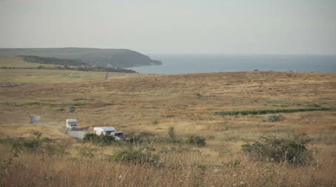 Crossing the field 動画素材 22734739