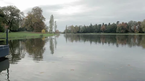 Crossing the Lake Stock Footage 36052921