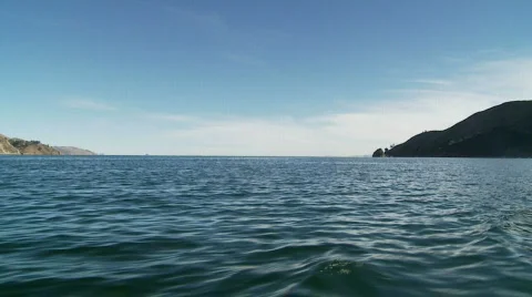 Crossing Lake Titicaca Stock Footage 513622
