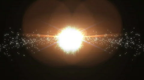 Crossing light explosion Stock Footage 751264