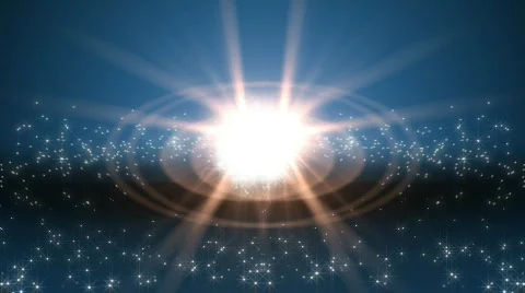 Crossing light explosion Stock Footage