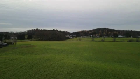 Crossing low over the fields 動画素材 142316796