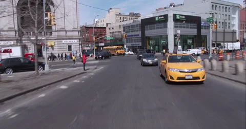 Crossing the Manhattan Bridge towards Brooklyn Stock Footage 51237256