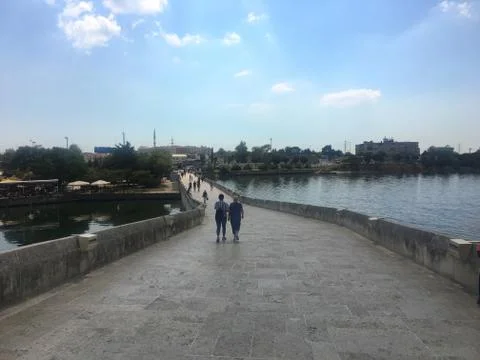 Crossing the Mimar Sinan Bridge Stock Photos