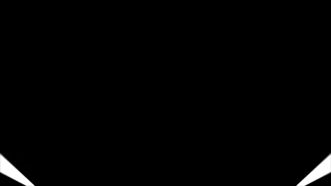 Crossing moving spot lights optical lens flares shiny animation art background Stock Footage 108166773