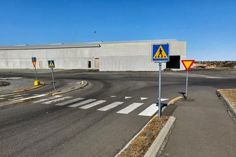 Crossing for pedestrians Stock Photos