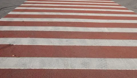 Crossing on road Foto stock