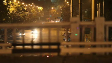 Crossing of roads. Vídeos de archivo 832267