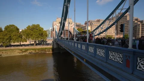 Crossing Tower Bridge Stock Footage 287826699