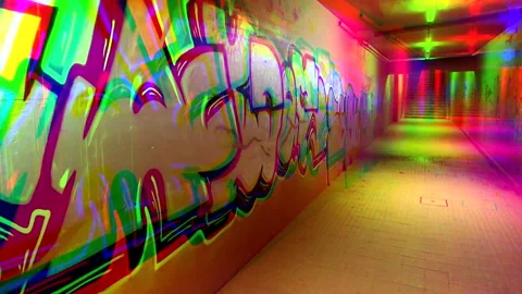 Crossing The Tunnel Stock Footage 288387042