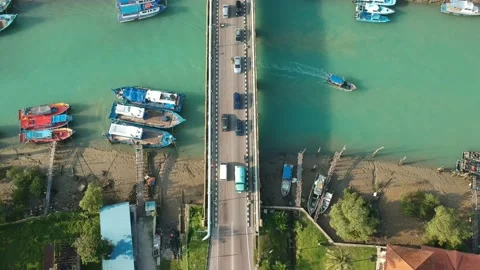 Crossing Turquoise River Stock Footage 141171650