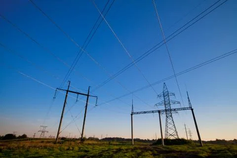 Crossing wires Stock Photos