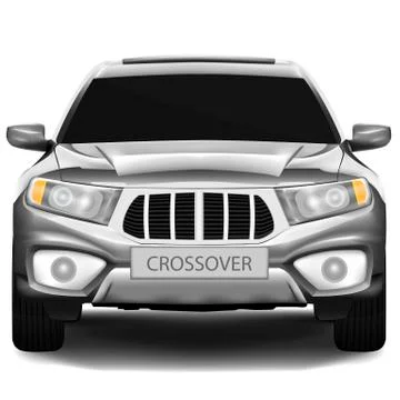 Crossover car Illustrazione stock