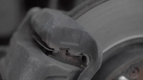 Crossover car with removed wheel Stock Footage 56648409