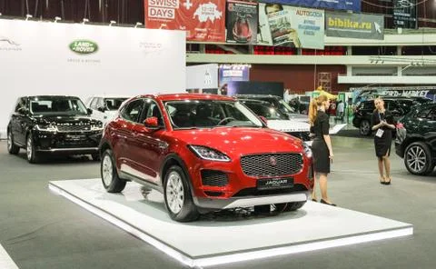 Crossover from the Jaguar. Stock Photos