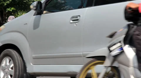 Crossroad in Bali Stock Footage 67354907