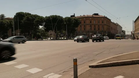 Crossroad, Bologna Stock Footage 155647433
