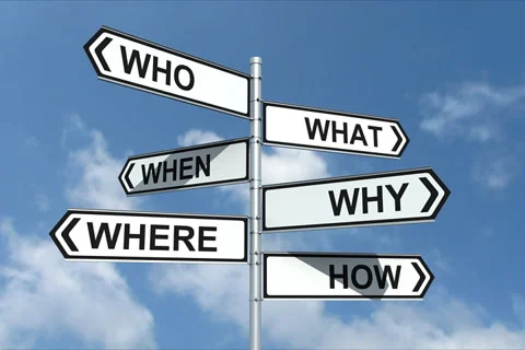 Crossroad Questions Stock Footage 980860