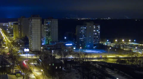 Crossroad in timelapse Stock Footage 1034790