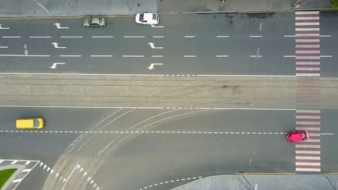 Crossroads In City Center Stock Footage